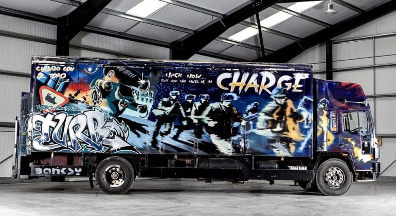 30-Year-Old-Volvo-HGV-Covered-in-Banksy-Artwork-to-Sell-for-1.5m