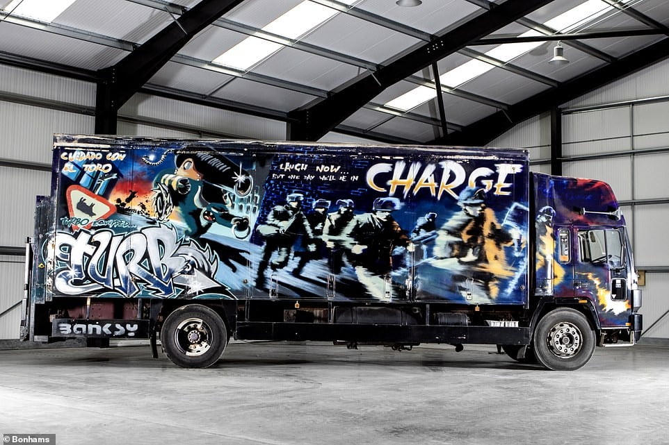 30-Year-Old-Volvo-HGV-Covered-in-Banksy-Artwork-to-Sell-for-1.5m