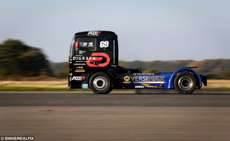 Blind Man Sets New World Record for Driving a HGV at 120mph