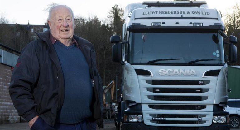 Great-grandad, 83, crowned oldest HGV driver
