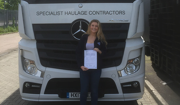 Former baker goes on to become one of the UK's youngest HGV drivers - HGV Training Network