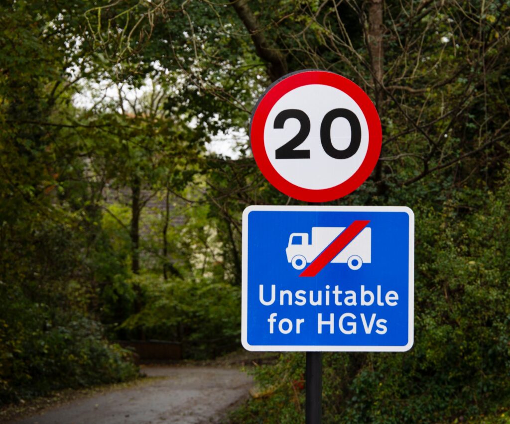 HGV speed limits