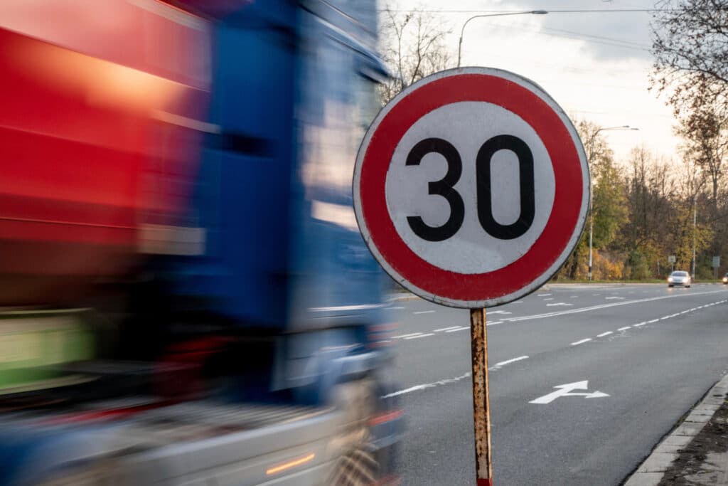 HGV speed limits