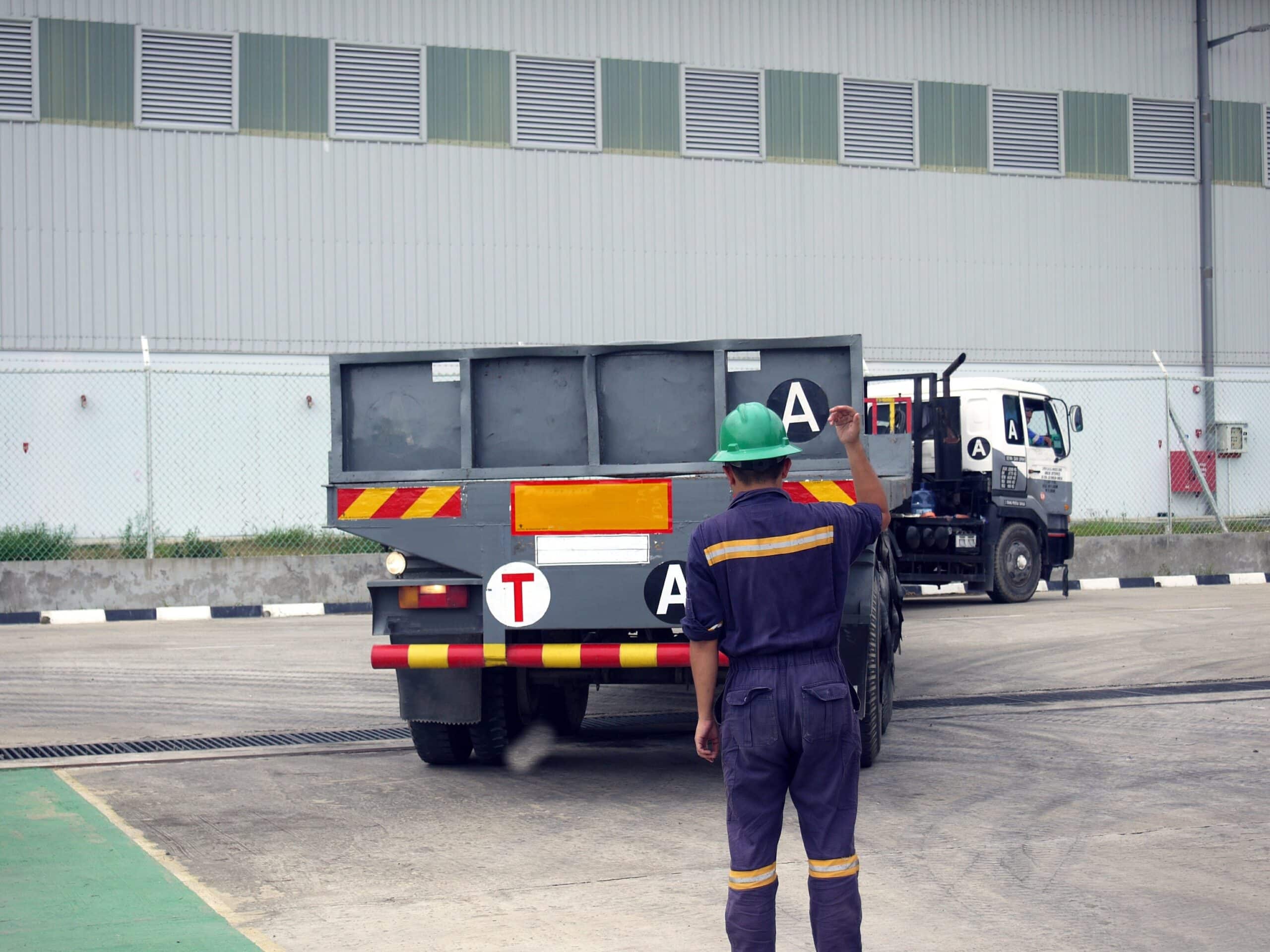 HGV reversing training