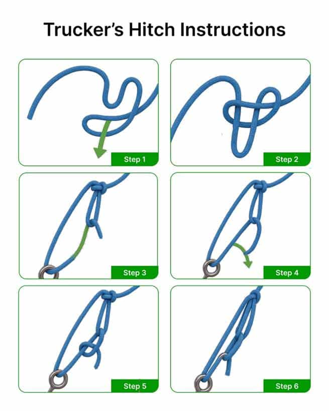 How to tie a truckers hitch knot - HGV Training Network